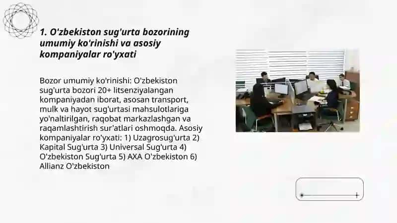 O'zbekiston sug'urta bozoridagi kompaniyalar 3