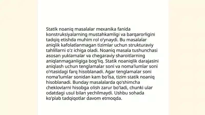 Cho‘zilish va siqilishda statik noaniq masalalar. Sterjenlarni mustahkamlikka hisoblash 3