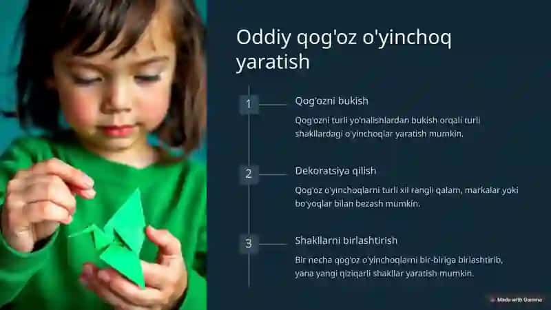 O'yinchoq yasashning asoslari 3