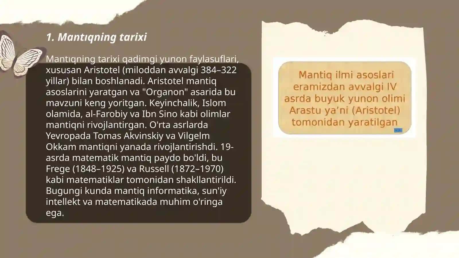 Mantıqning Tarixi 3