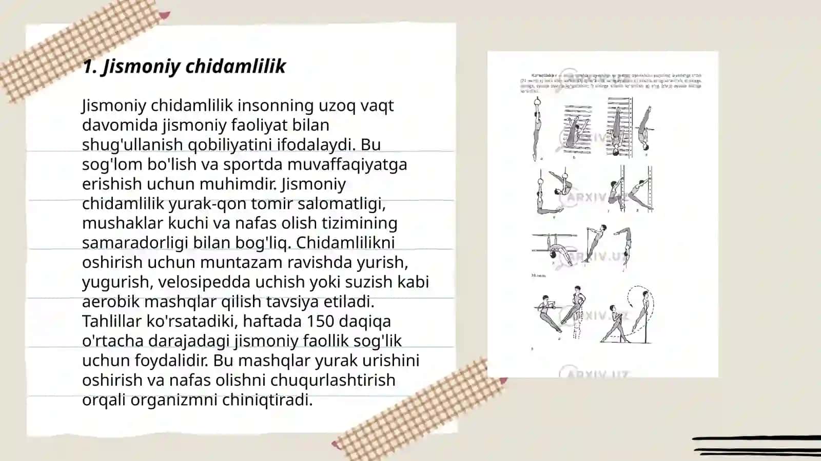 Gimnastikada rivojlanadigan jismoniy sifatlar 3