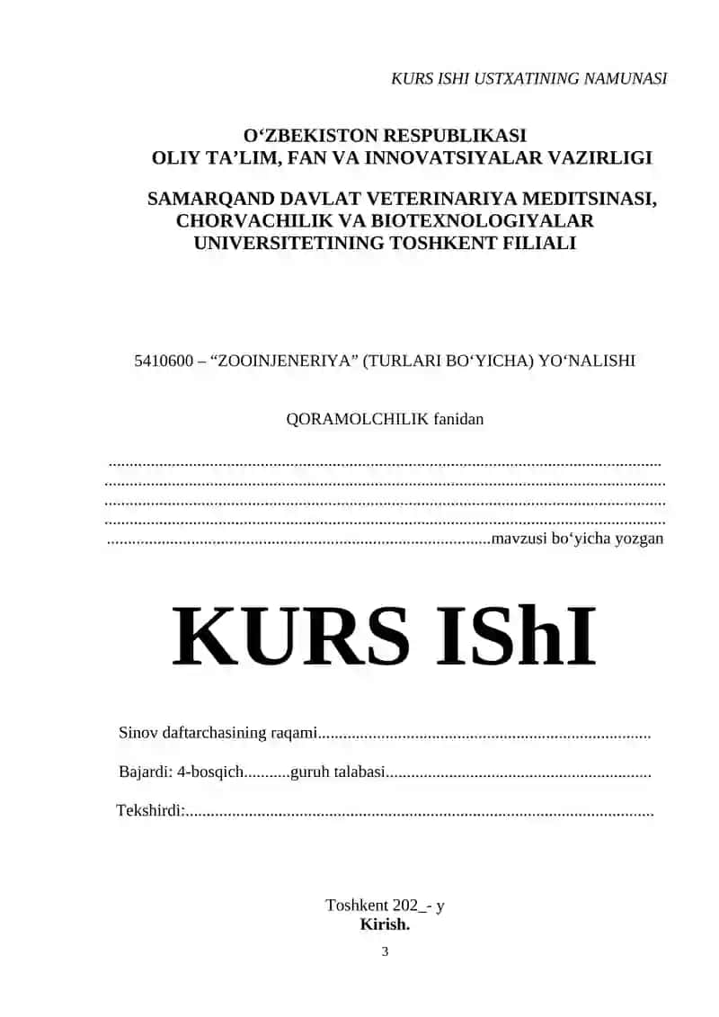 Zooinjeneriya (turlari bo‘yicha) ta’lim yo‘nalishi 3