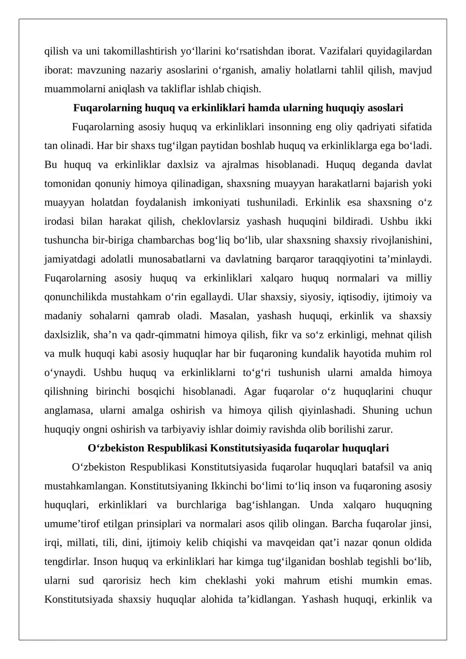 Fuqorolarning huquq va erkinliklariga tajovuz qiladigan huquqbuzarliklar uchun ma’muriy javobgarlik 3