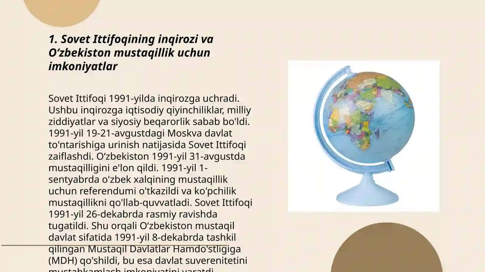 Oʻzbekistondagi ijtimoiy-siyosiy jarayonlar 3