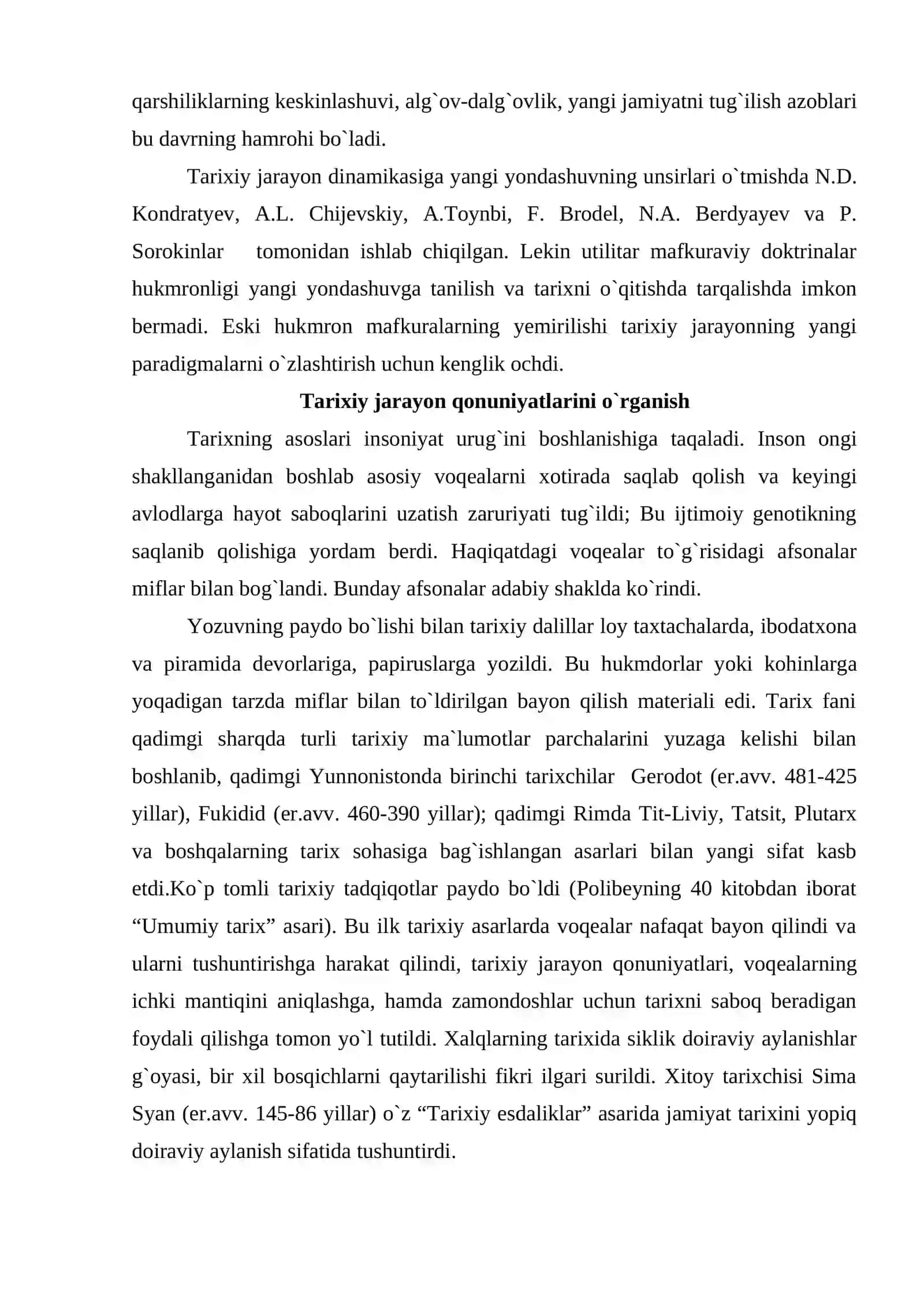 Sivilizatsiyalar tarixi 3