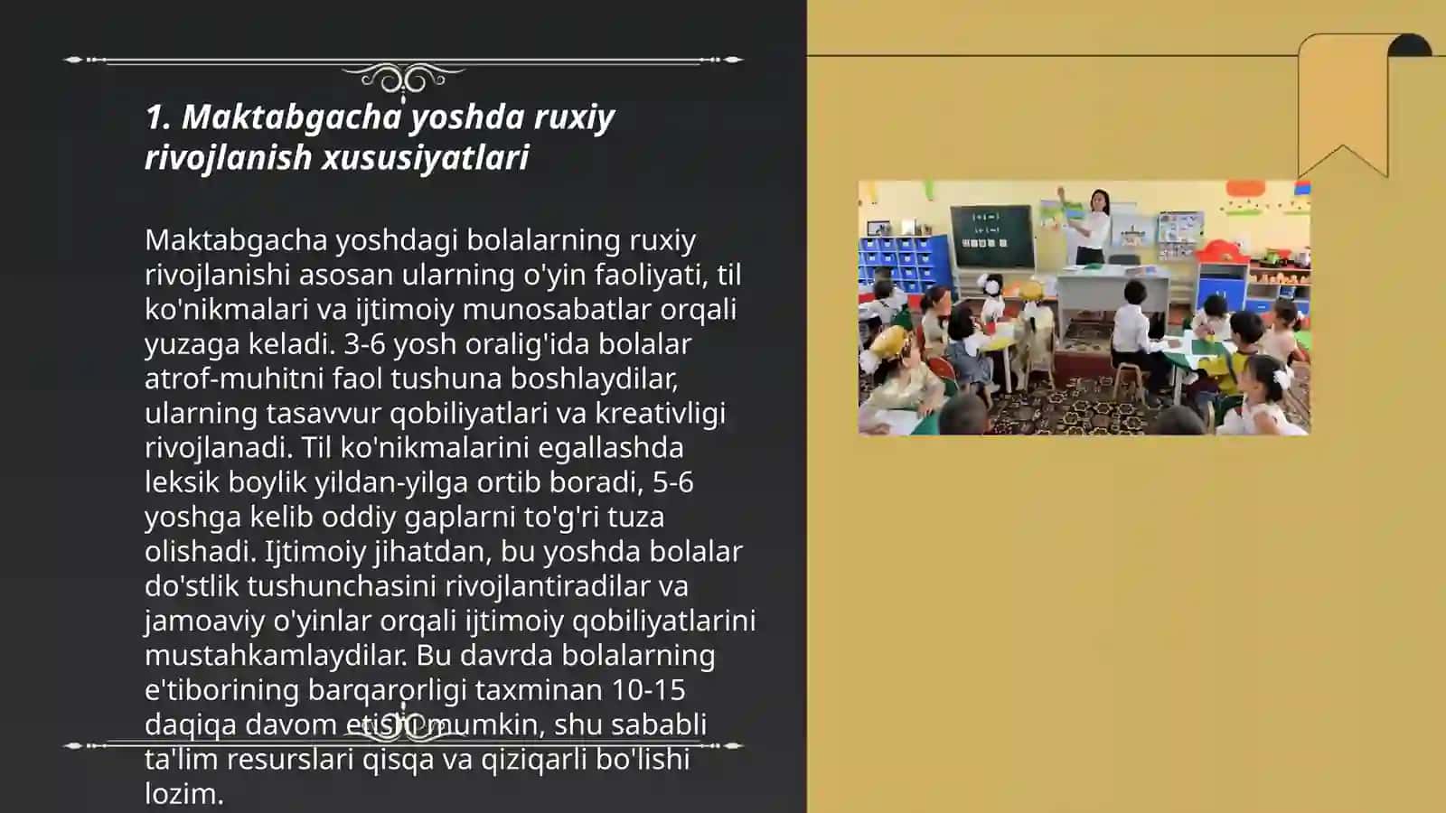 Maktabgacha yosh davrida psixik rivojlanish 3