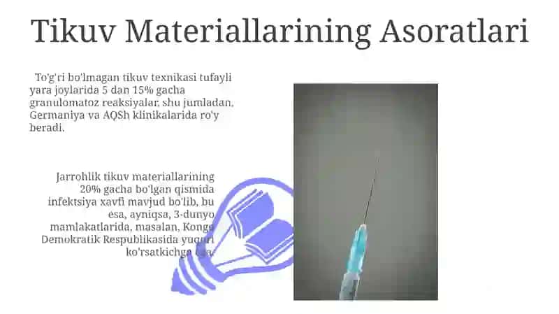 Zamonaviy Jarrohlik Tikuv Materiallari Turlari 3