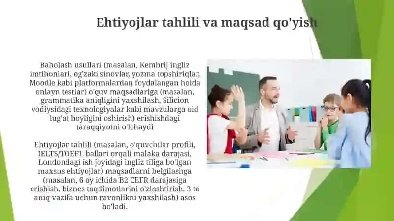 Teaching-learning cycles in English language teaching and assessment 3