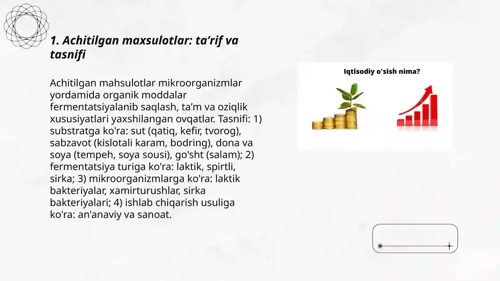 Achitilgan maxsulotlar sifatiga qoyilgan standart talablar mavzusida taqdimot tayyorlash 3