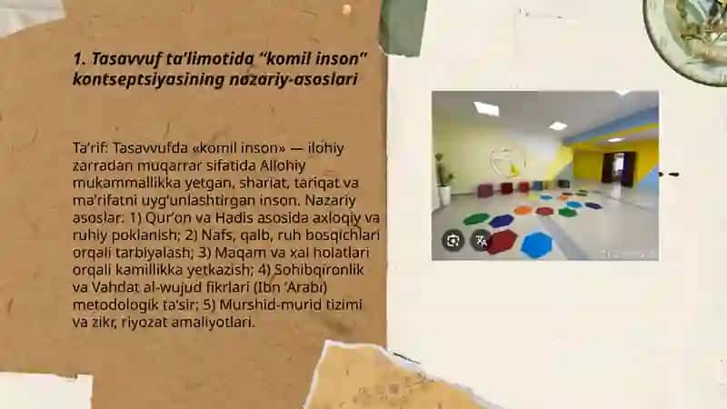 Tasavvuf taʼlimotida komil insonni tarbiyalash masalalari 3