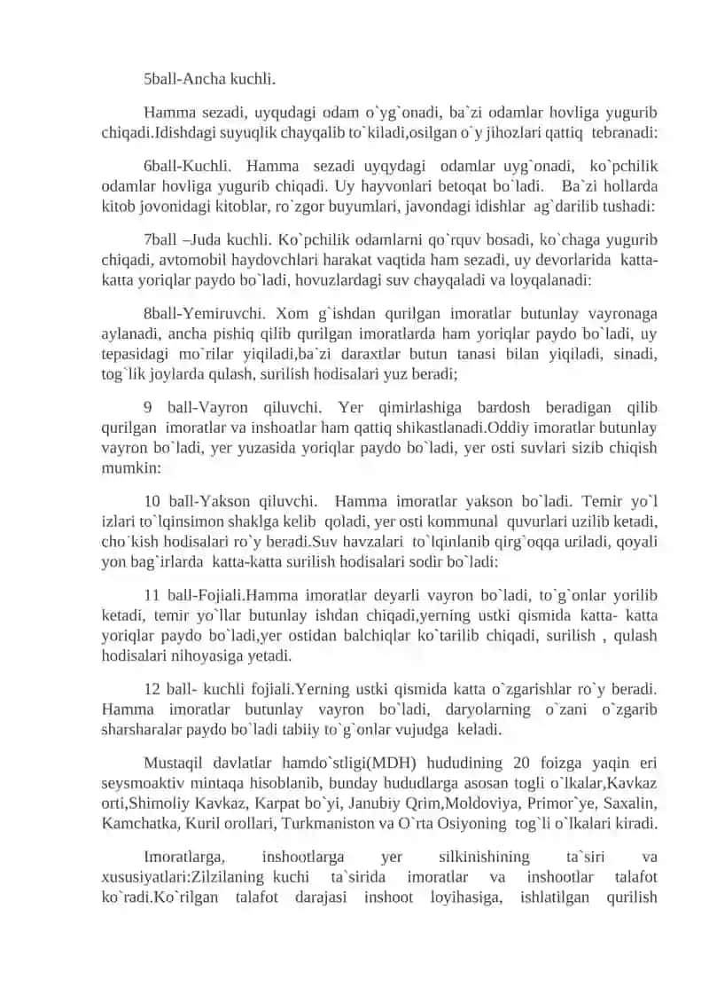 Tabiiy ofatlar turlari 3