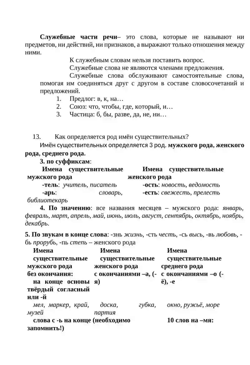Итоговый контроль по дисциплине «Русский язык» 3