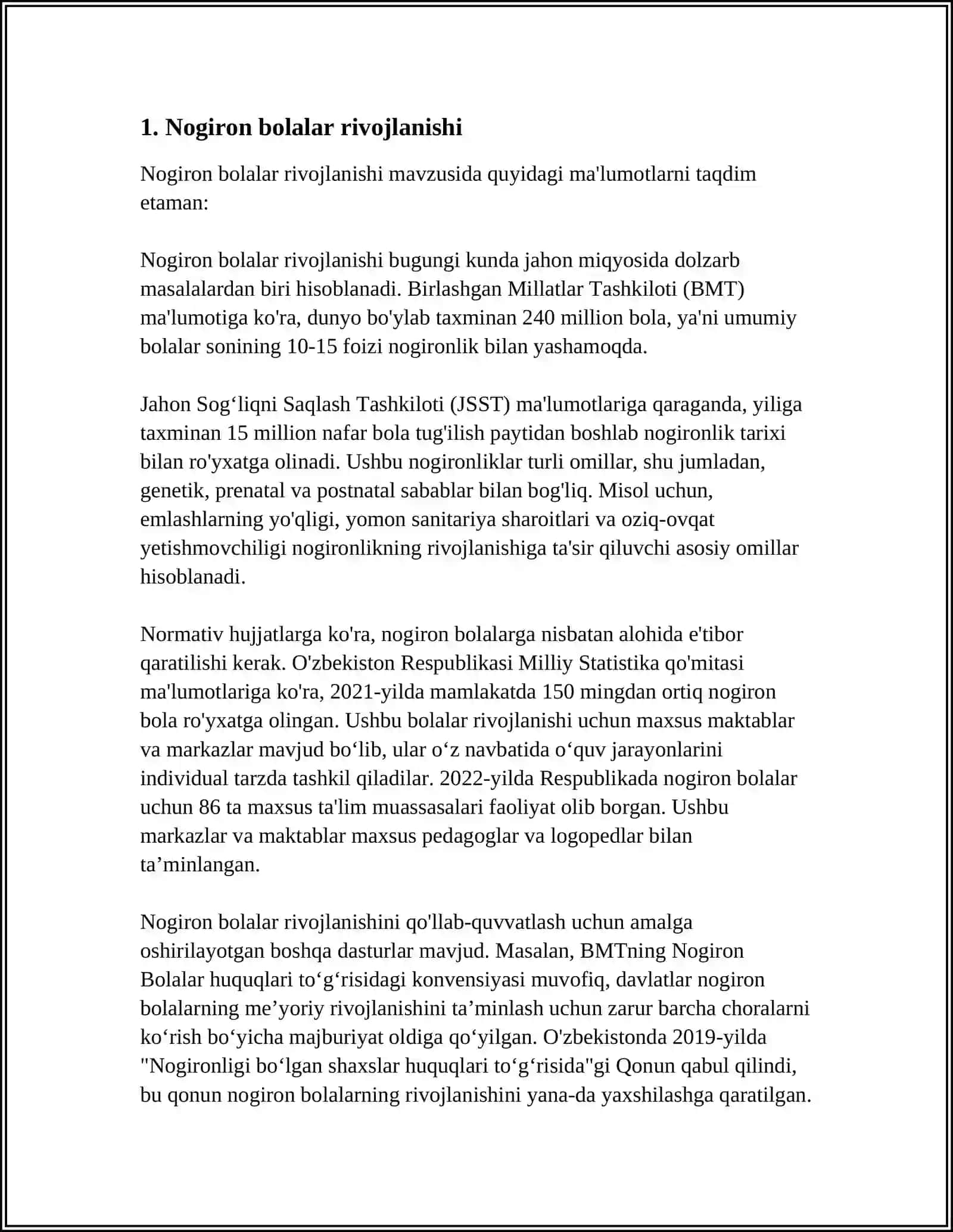 DEFEKTALOGIYA FANI BILAN TANISHISH ANAMAL BOLALAR PSEXALOGIYASI 3