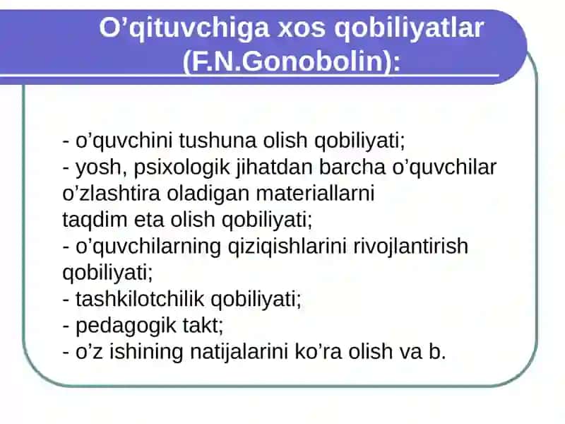 Pedagogik qobiliyat 3