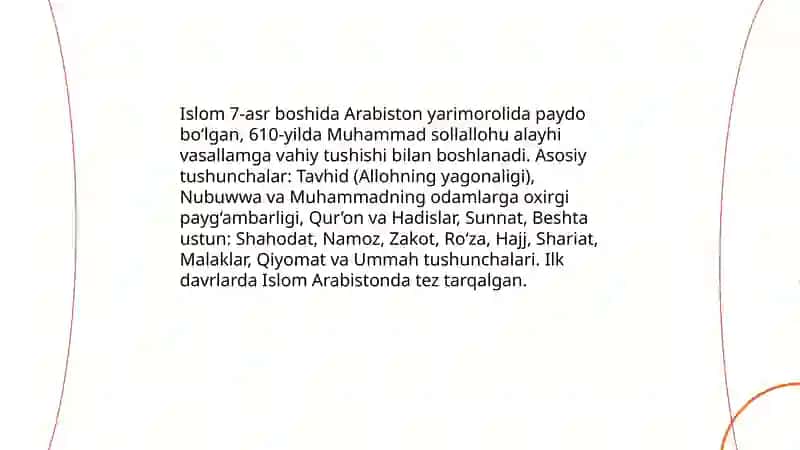 Islom dini va tarixi 3