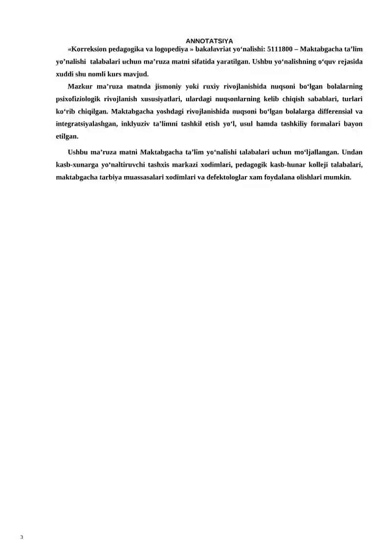 KORREKSION PEDAGOGIKA VA LOGOPEDIYA 3