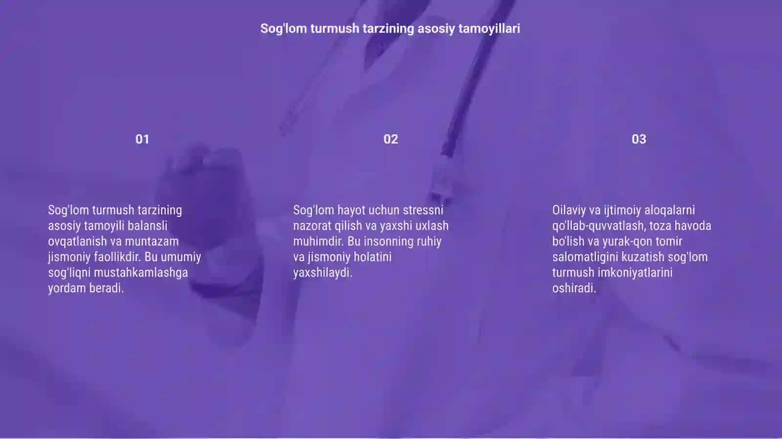 Soglom turmish tarzi 3