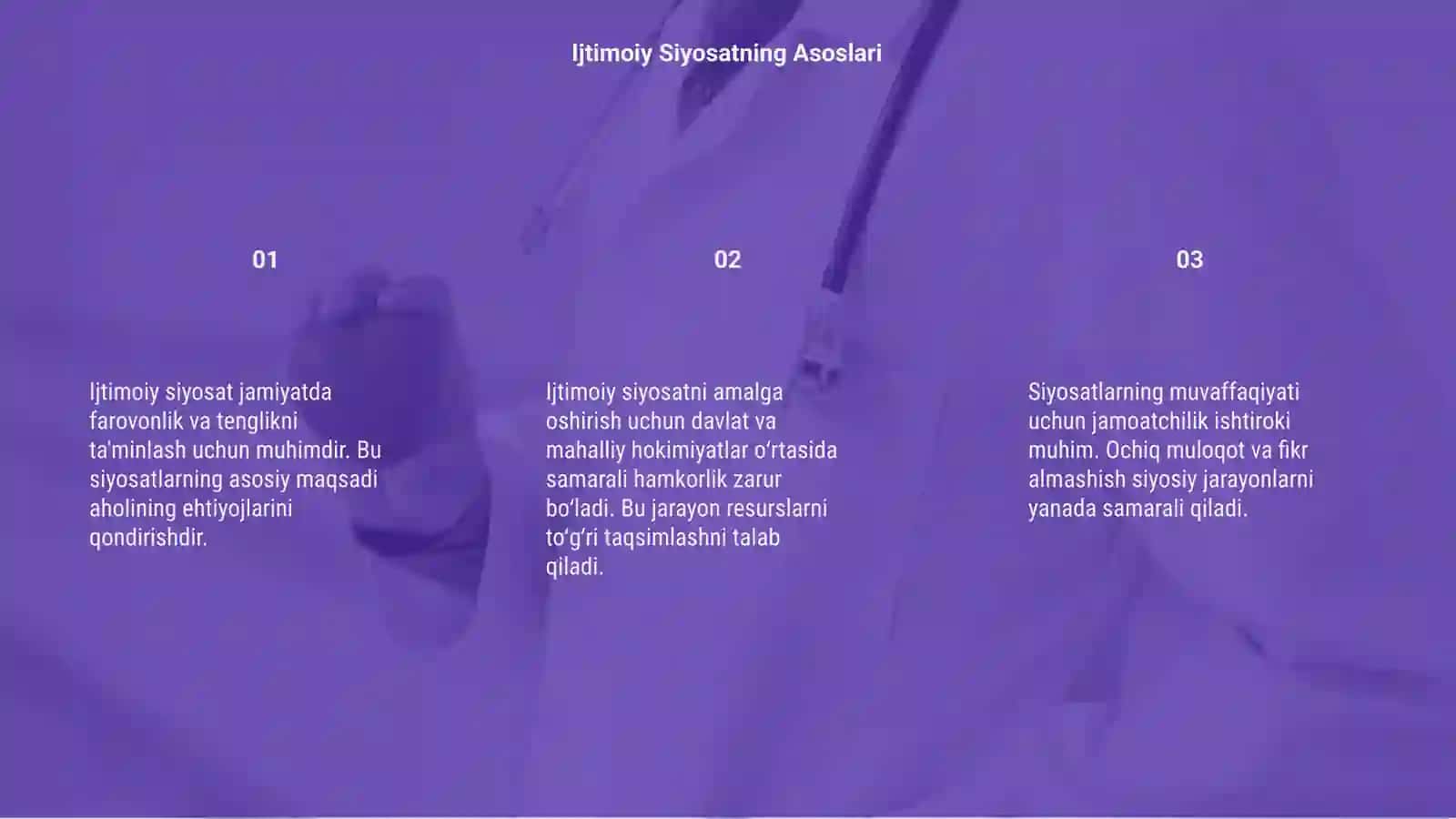 Ijtimoiy Siyosatning Asoslari 3