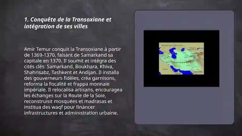 Territoires conquis par Amir Temur 3