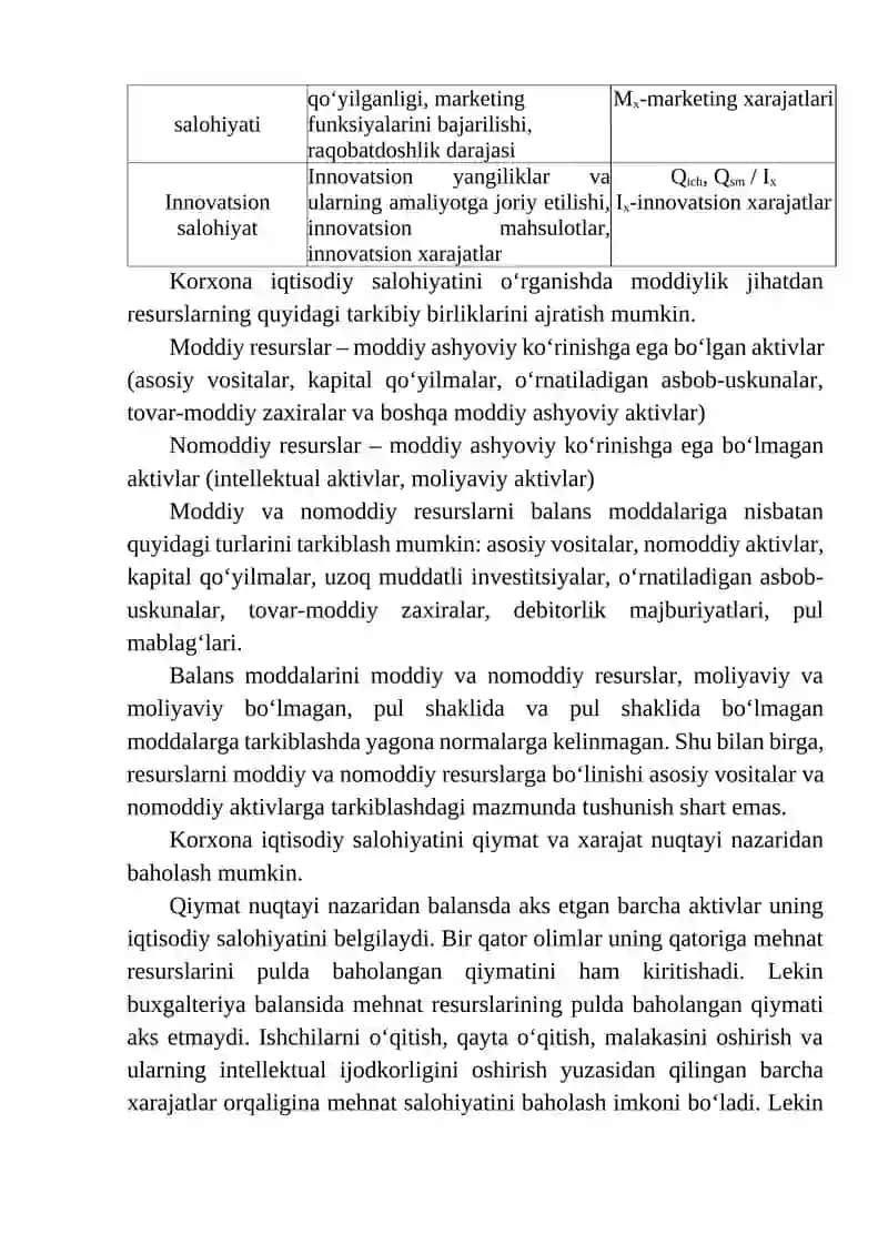 Korxonalar iqtisodiy salohiyati 3
