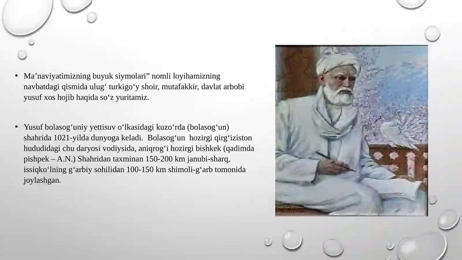 YusufXosHojibVauning“Qutadg’uBilig”dostoni 3