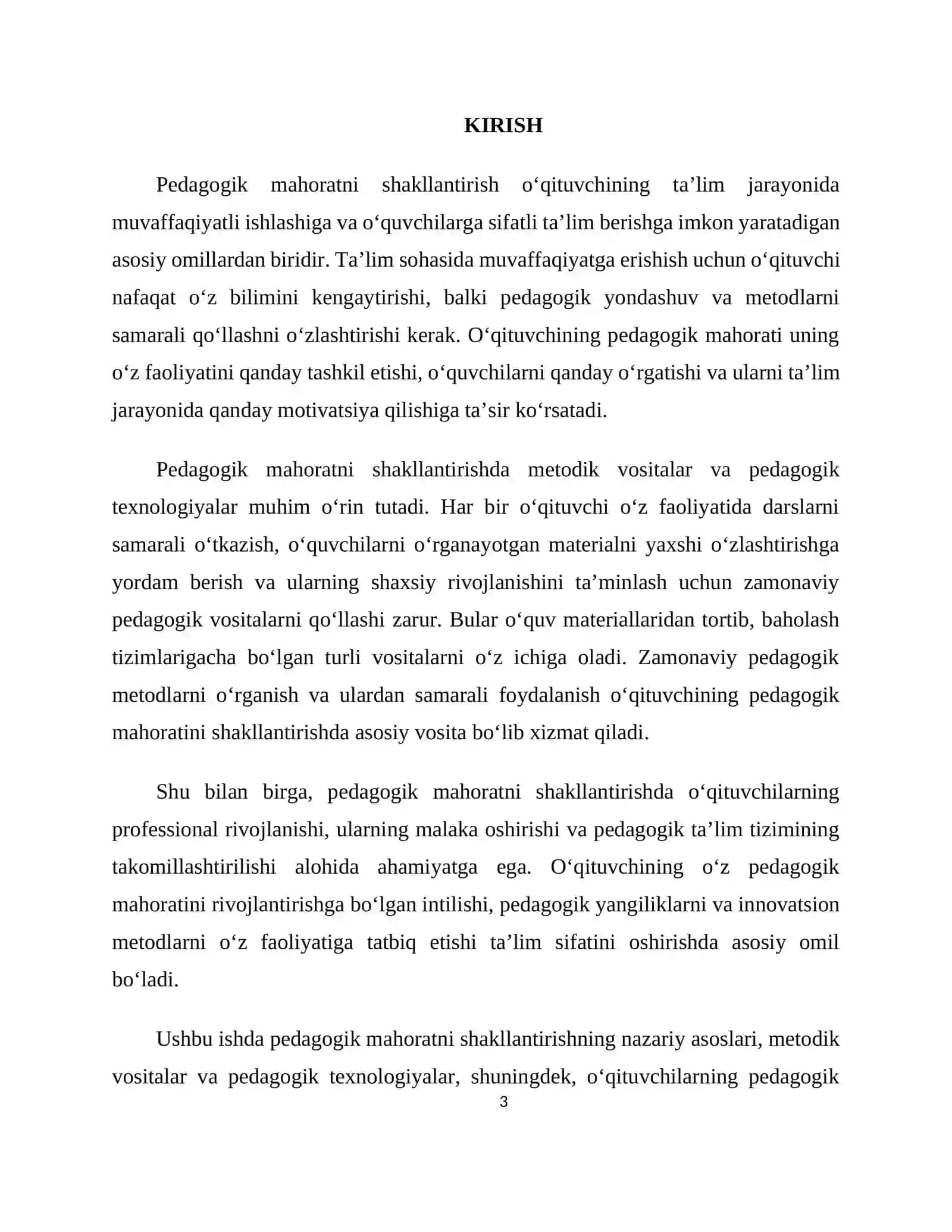 Pedagogik mahorat 3