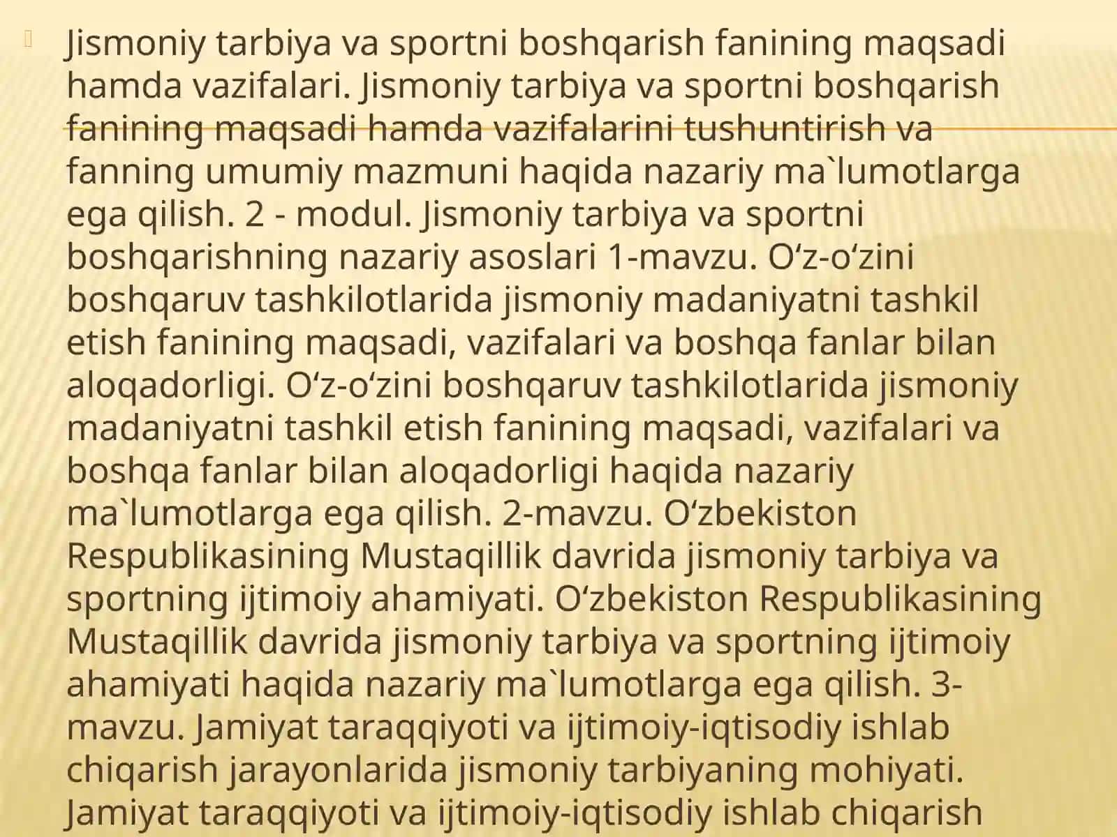 Maxsus jismoniy sifatlarni texnik konikmalar xususiyatiga xos mashqlar majmuasini rivojlantirish 3