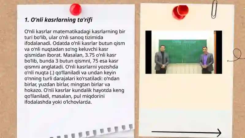 Oʻnli kasrlar 3