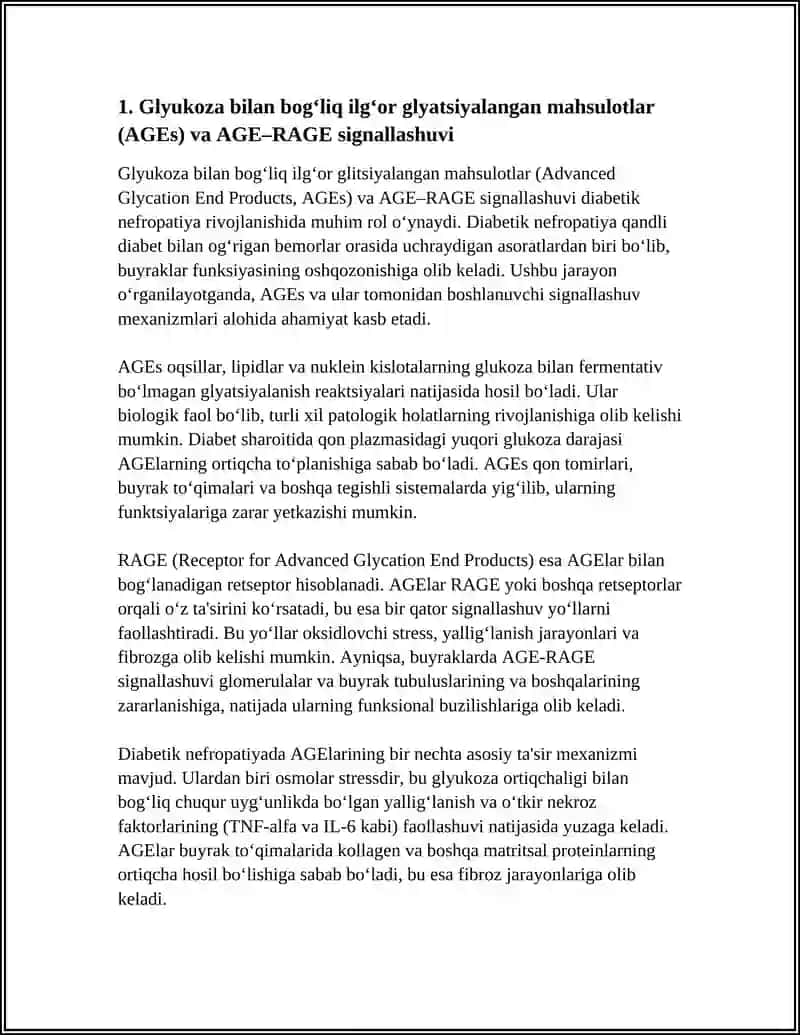 DIABETIK NEFROPATIYANI KELTIRIB CHIQARUVCHI BIOKIMYOVIY MEXANIZMLAR 3