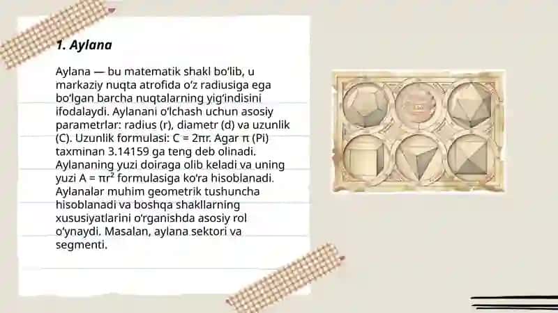 Geometrik shakllar 3