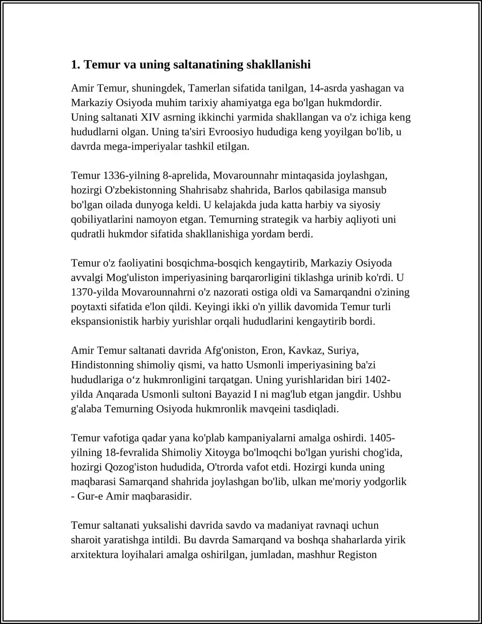 TEMUR TARIXI 3