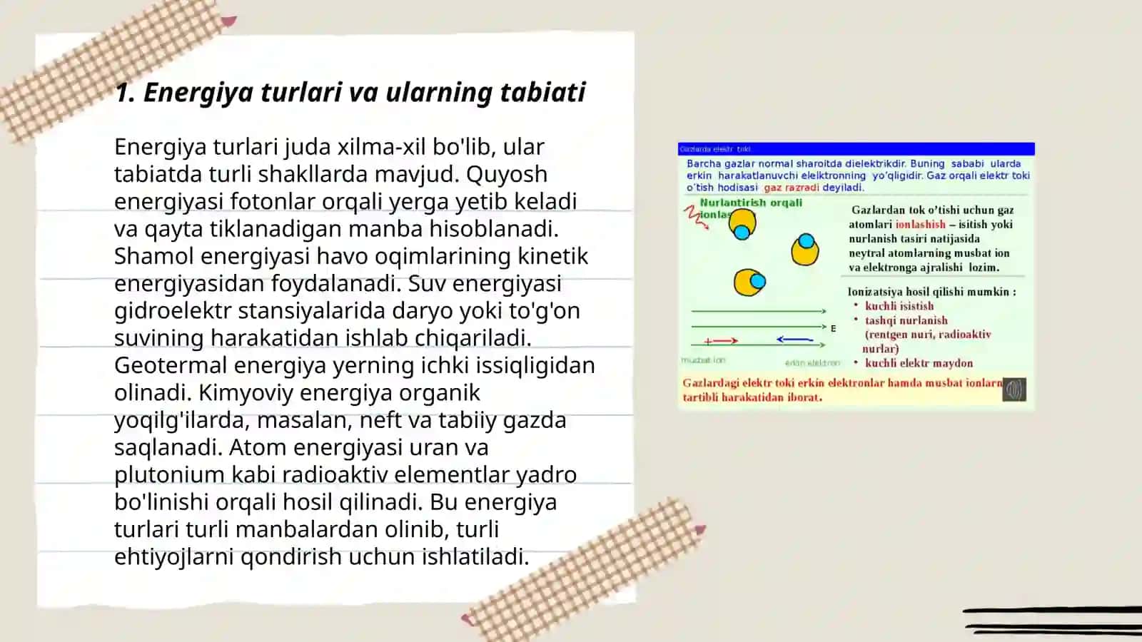 Energiya. Issiqlik va yorug‘lik. Tovush. Harakat va tezlik 3
