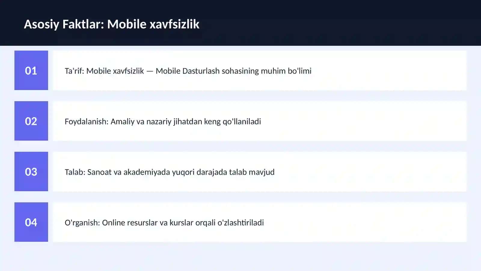 Mobile xavfsizlik 3