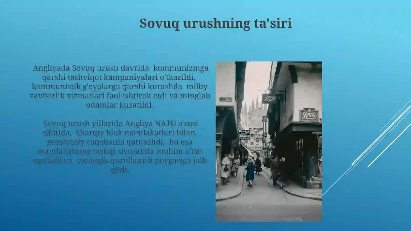 Ikkinchi Jahon Urushidan Keyingi Angliya 3