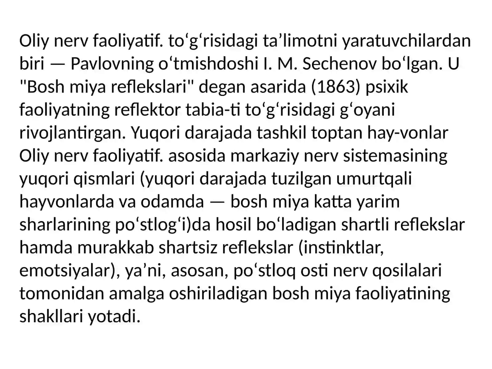 Oliy nerv faoliyati 3