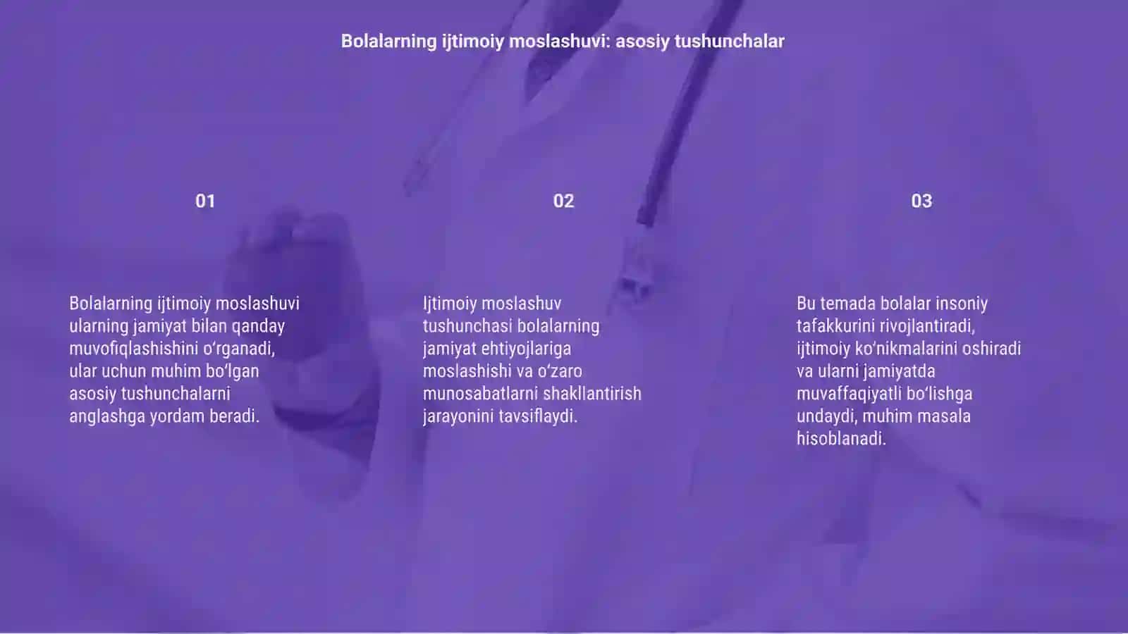 Bolalarning ijtimoiy moslashuvi xususiyatlari yuzasidan referatlar 3