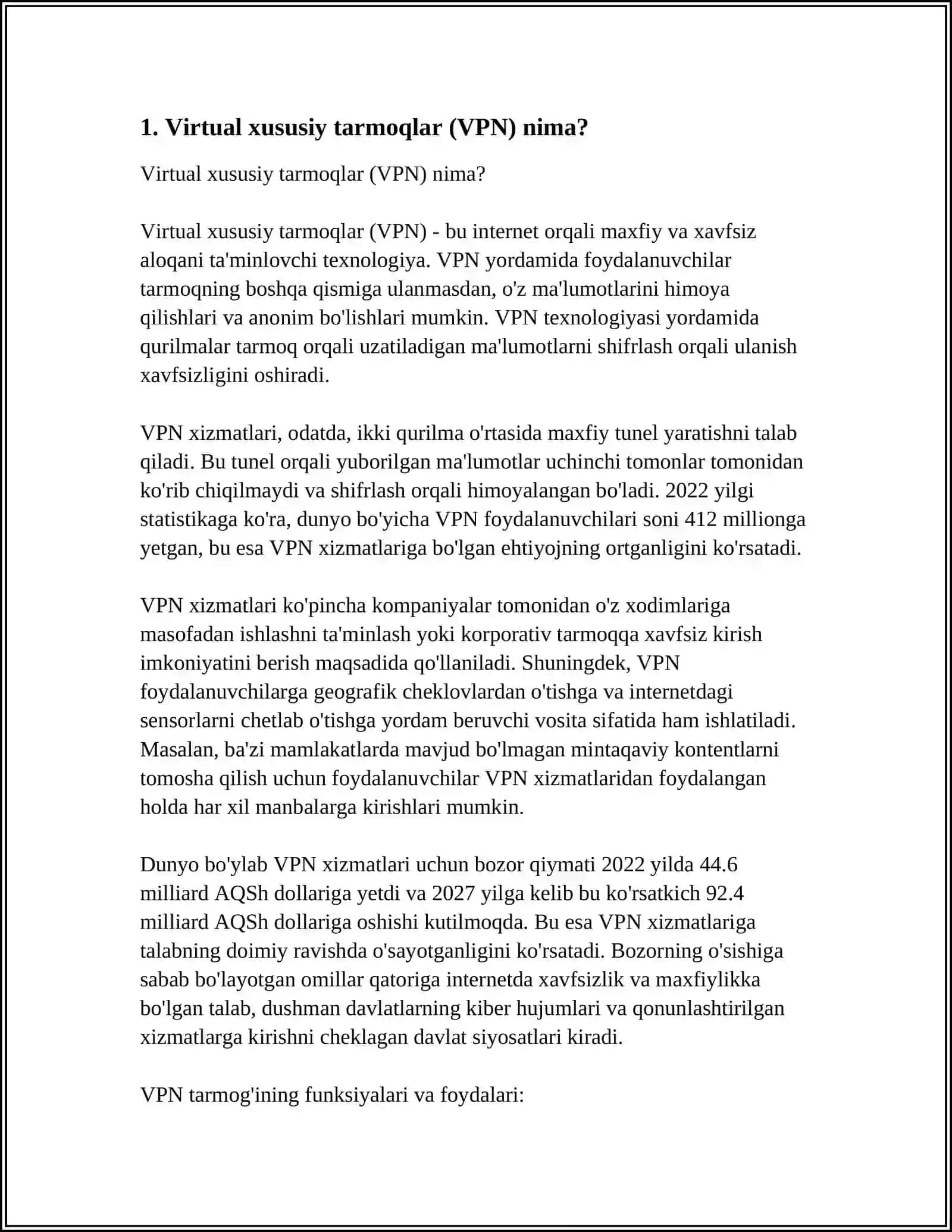 Virtual Xususiy Tarmoqlar (VPN) Texnologiyasi 3