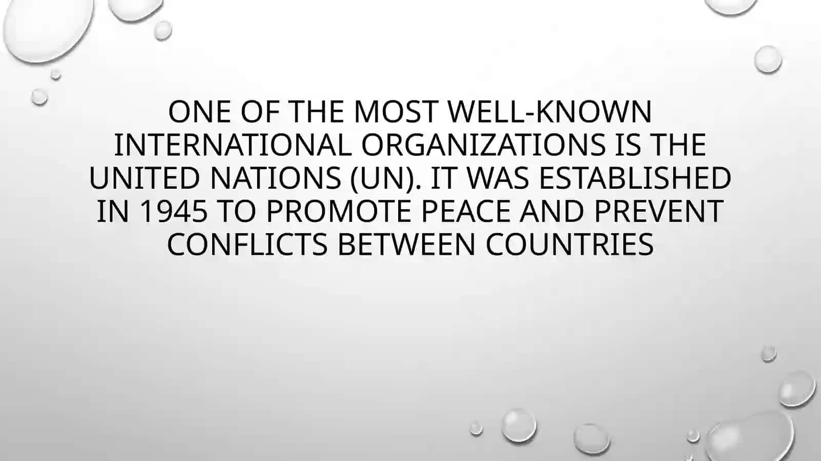 International organizations 3