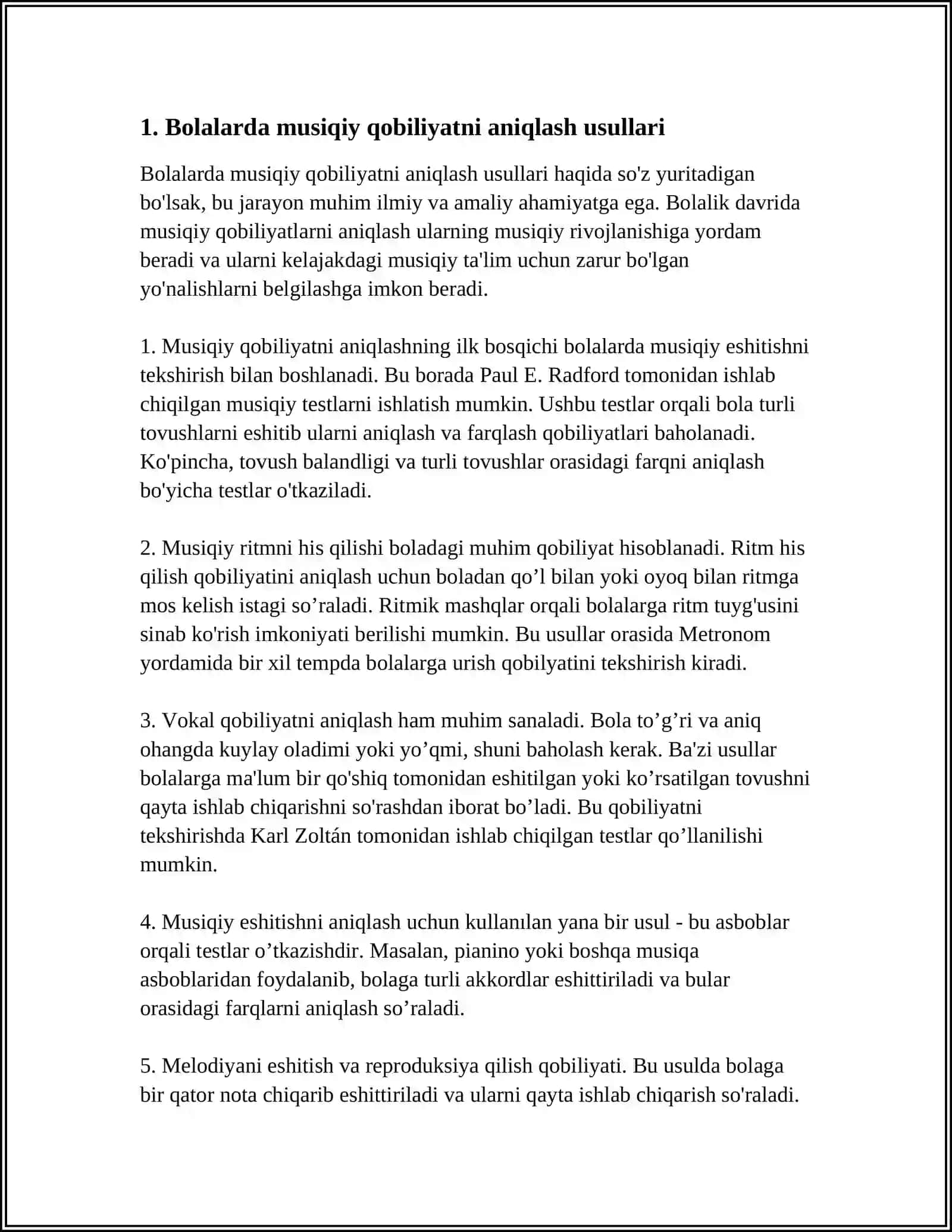 MTTDA BOLALARGA MUSIQIY TAʼLIM BERISHDA TARBIYACHINING FAOLIYATI 3