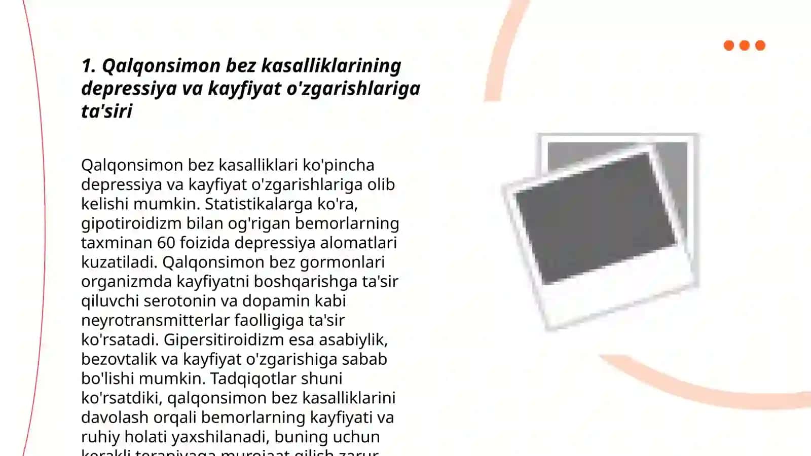 Qalqonsimon bez kasalliklarining psixologik jarayonlariga ta'siri 3