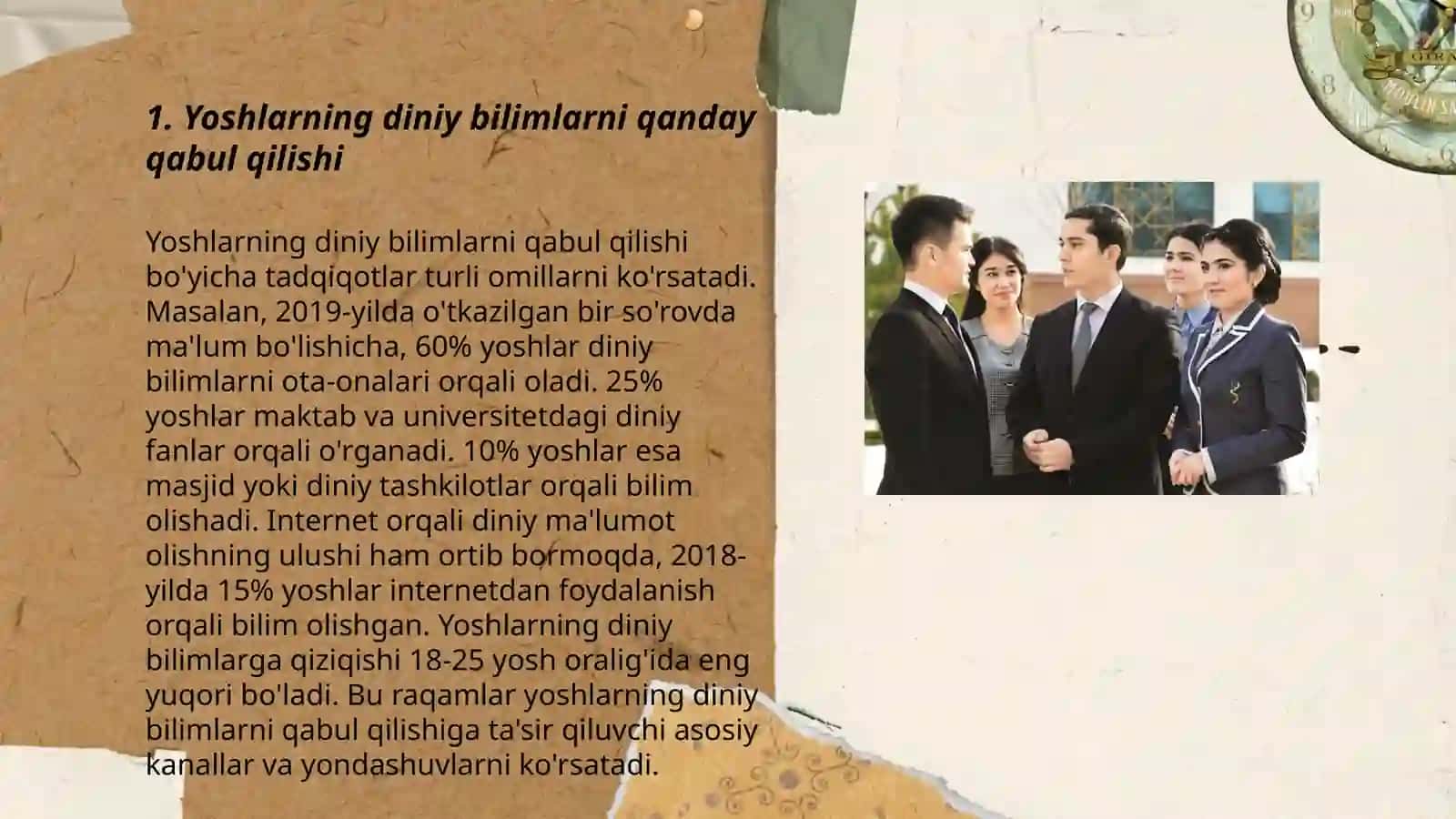 Diniy ma'lumotlardagi axloqiy tarbiya 3