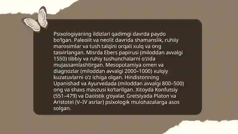 Psixologiya fanining taraqqiyot bosqichlari 3