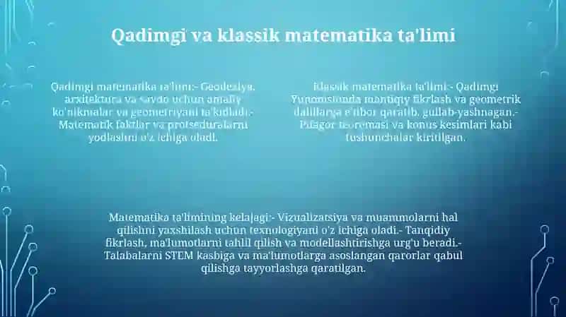 Matematika OʻQitish Metodikasining Taraqqiyot Tarixi 3