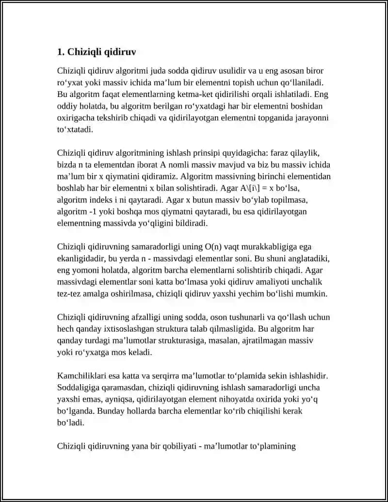 QIDIRUV ALGORITMLARI 3