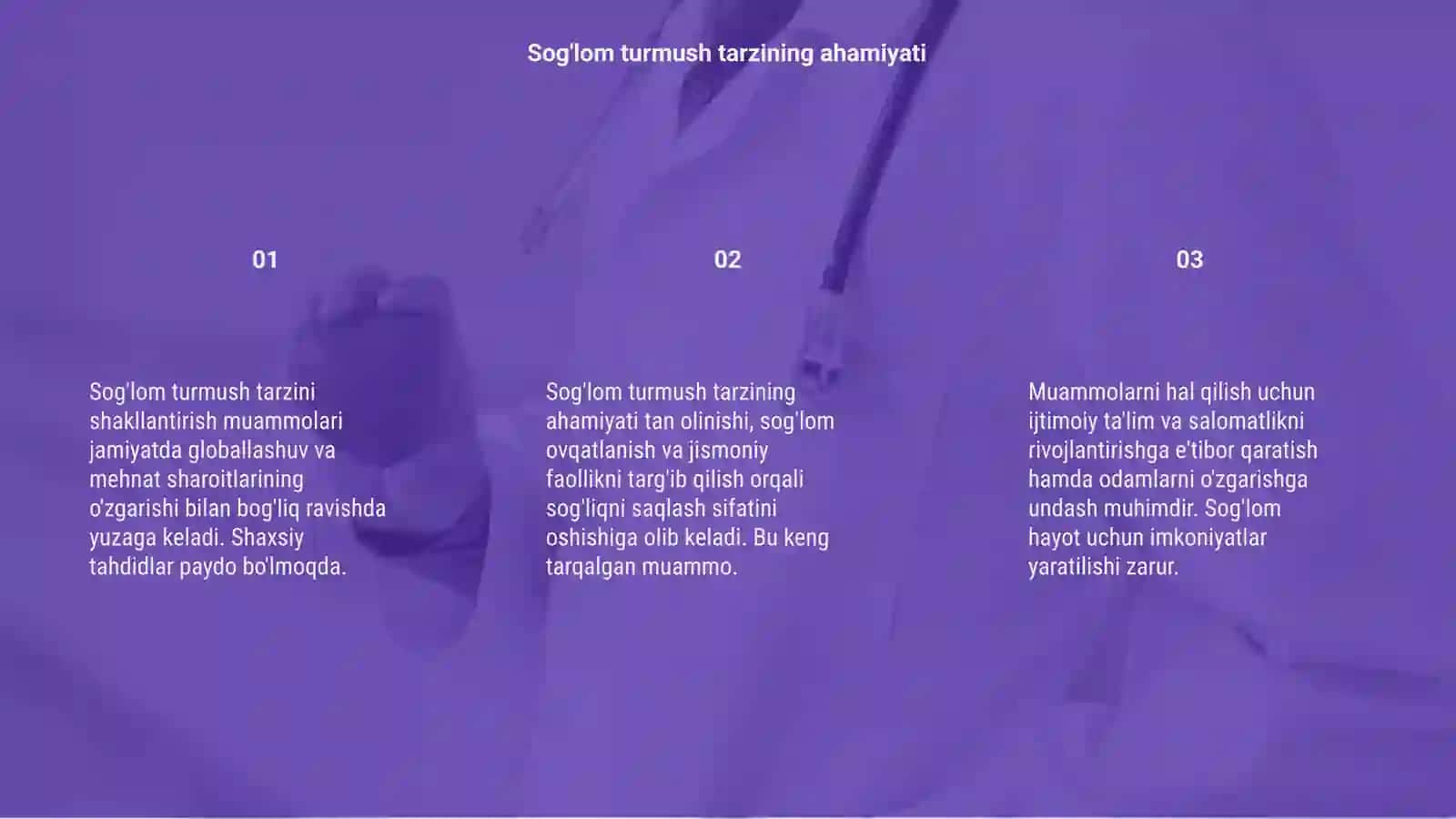 Sog'lom turmush tarzini shakllantirishning muammolari 3