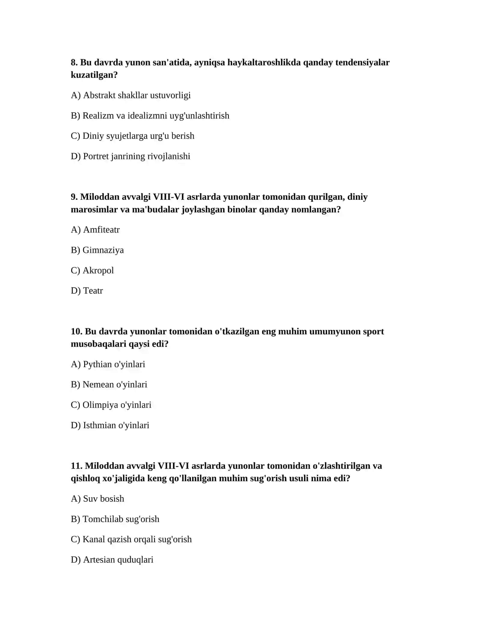Miloddan avvalgi VIII – VI asrlarda Yunon madaniyati 3