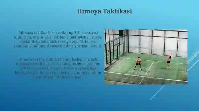 Badminton o‘yin taktikasi tavsifi va bo‘limlari 3