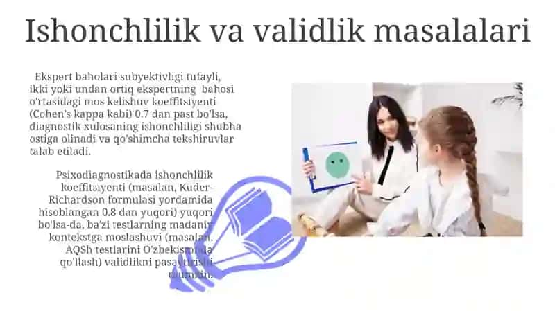 Psixodiagnostikadagi ekspert metodikalarning yutuq va kamchiliklari 3