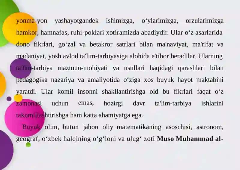 Yuksak ma'naviyatli yoshlarni tarbiyalash 3