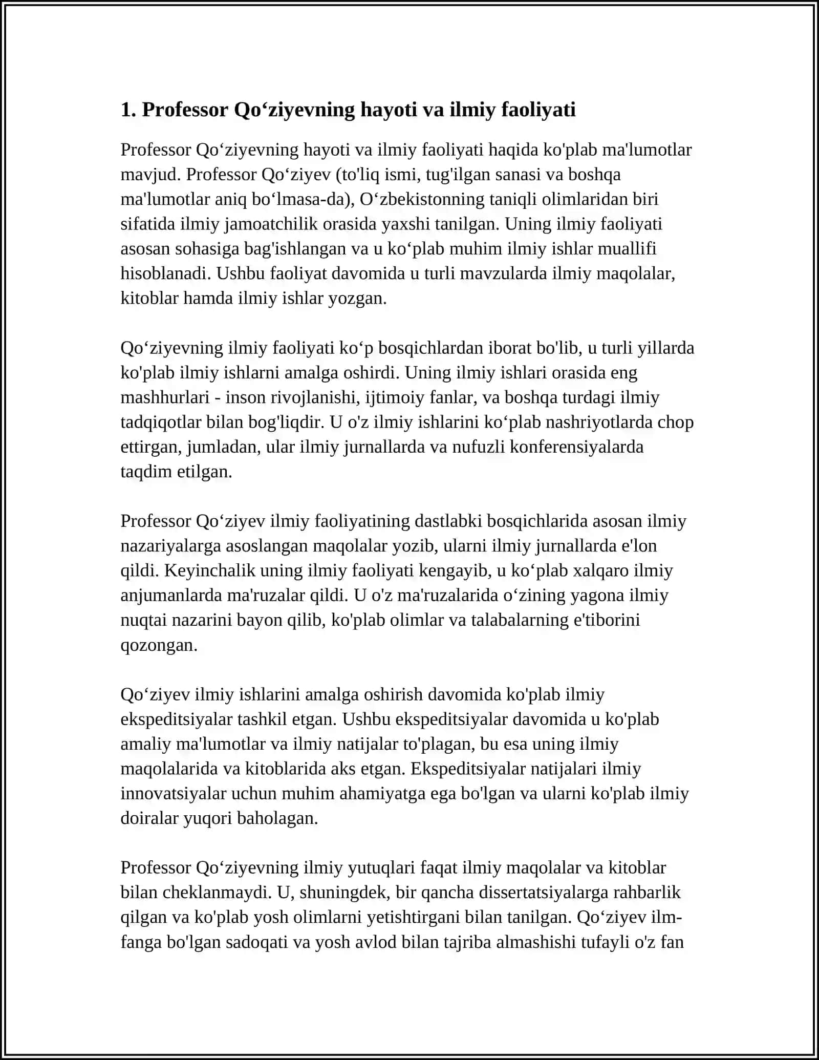 PROFESSOR QOʼZIYEV UMUMIY PSIXOLOGIYA TOGʻRISIDA MAʼLUMOT 3
